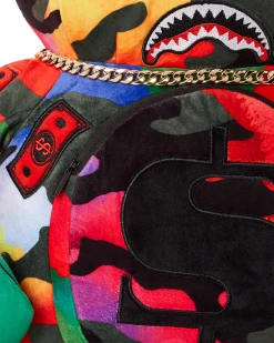 SPRAYGROUND® CAMOBURST MONEYBEAR TEDDYBEAR BACKPACK BAGS