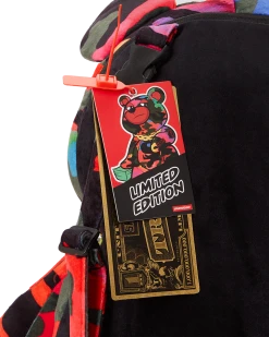 SPRAYGROUND® CAMOBURST MONEYBEAR TEDDYBEAR BACKPACK BAGS