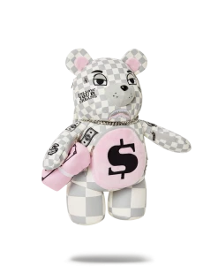 SPRAYGROUND® NEW ARRIVALS XTC LA PALAIS MEDIUM MONEYBEAR TEDDYBEAR BACKPACK