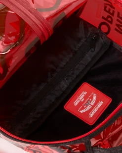 SPRAYGROUND® RIP ME OPEN (RED) (VINYL)