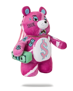 SPRAYGROUND® PINK PUNK MONEYBEAR TEDDYBEAR BACKPACK NEW ARRIVALS