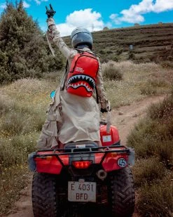 SPRAYGROUND® SHARK CENTRAL (RED) (DLXV) NEW ARRIVALS