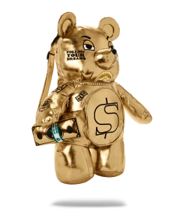 SPRAYGROUND® GOLD RUSH MONEYBEAR TEDDYBEAR BACKPACK
