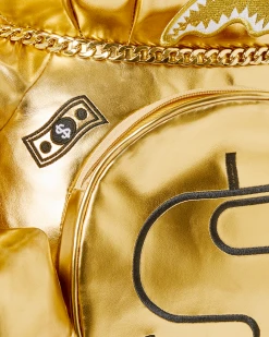 SPRAYGROUND® GOLD RUSH MONEYBEAR TEDDYBEAR BACKPACK