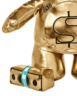 SPRAYGROUND® GOLD RUSH MONEYBEAR TEDDYBEAR BACKPACK