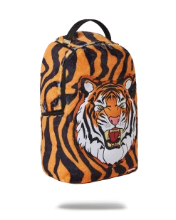 SPRAYGROUND® TIGER COZY VELOUR FUR BACKPACK