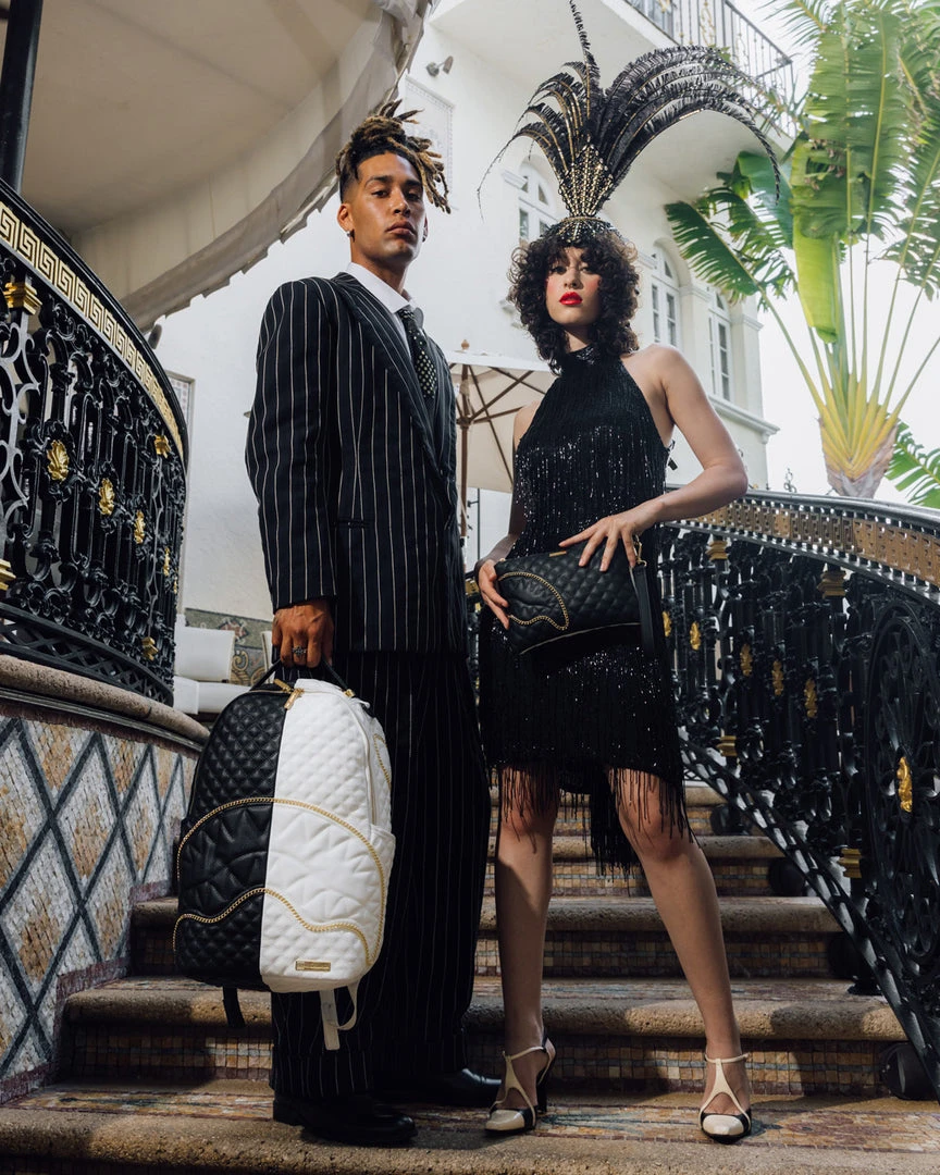 SPRAYGROUND® LEVELED UP SPLIT QUILT SHARK CROSSOVER CLUTCH NEW ARRIVALS 9 SPRAYGROUND® LEVELED UP SPLIT QUILT SHARK CROSSOVER CLUTCH NEW ARRIVALS