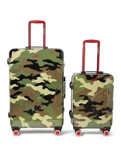 SPRAYGROUND® CARRY-ON LUGGAGE JUNGLE PARIS 2 PC LUGGAGE SET (CARRY-ON & FULL-SIZE)