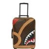 SPRAYGROUND® HENNY AIR TO THE THRONE CUT & SEW VEGAN LEATHER CARRY-ON LUGGAGE
