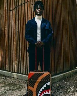 SPRAYGROUND® HENNY AIR TO THE THRONE CUT & SEW VEGAN LEATHER CARRY-ON LUGGAGE 21 SPRAYGROUND® HENNY AIR TO THE THRONE CUT & SEW VEGAN LEATHER CARRY-ON LUGGAGE