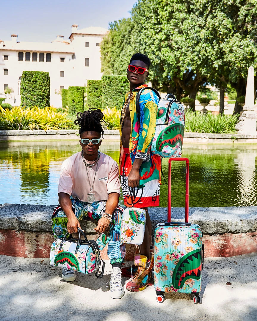 SPRAYGROUND® THE SANCTUARY SHARKNAUTICS HARDSHELL CARRY-ON LUGGAGE 13 SPRAYGROUND® THE SANCTUARY SHARKNAUTICS HARDSHELL CARRY-ON LUGGAGE