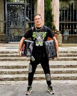 SPRAYGROUND® 3AM NEVER SLEEP CUT & SEW VEGAN LEATHER CARRY-ON LUGGAGE