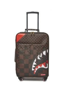 SPRAYGROUND® XTC SHARKS IN PARIS CUT & SEW VEGAN LEATHER CARRY-ON LUGGAGE