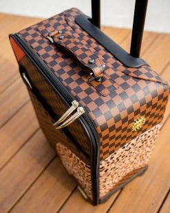 SPRAYGROUND® A.i.3 THE LEGACY CUT & SEW VEGAN LEATHER CARRY-ON LUGGAGE