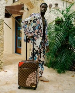 SPRAYGROUND® A.i.3 THE LEGACY CUT & SEW VEGAN LEATHER CARRY-ON LUGGAGE