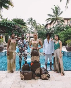 SPRAYGROUND® A.i.3 THE LEGACY CUT & SEW VEGAN LEATHER CARRY-ON LUGGAGE