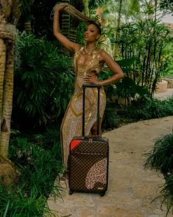 SPRAYGROUND® A.i.3 THE LEGACY CUT & SEW VEGAN LEATHER CARRY-ON LUGGAGE