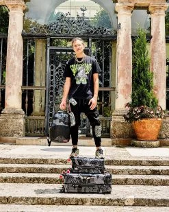 SPRAYGROUND® 3AM NEVER SLEEP SHARKITECTURE HARDSHELL CARRY-ON LUGGAGE