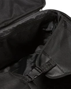 SPRAYGROUND® XTC GREY SHARKS IN PARIS CUT & SEW VEGAN LEATHER CARRY-ON LUGGAGE