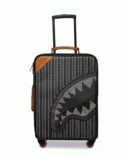 SPRAYGROUND® ILLUCHAINS CUT & SEW VEGAN LEATHER CARRY-ON LUGGAGE
