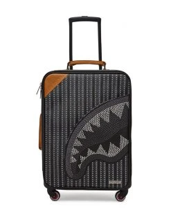SPRAYGROUND® ILLUCHAINS CUT & SEW VEGAN LEATHER CARRY-ON LUGGAGE