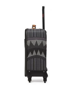SPRAYGROUND® ILLUCHAINS CUT & SEW VEGAN LEATHER CARRY-ON LUGGAGE