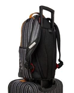 SPRAYGROUND® ILLUCHAINS CUT & SEW VEGAN LEATHER CARRY-ON LUGGAGE