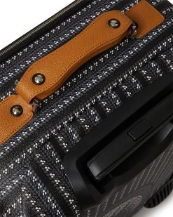 SPRAYGROUND® ILLUCHAINS CUT & SEW VEGAN LEATHER CARRY-ON LUGGAGE