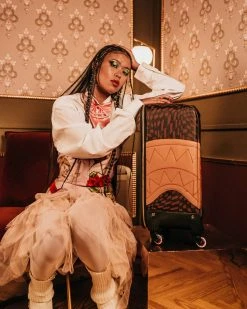 SPRAYGROUND® TRIPPY HENNY CUT & SEW VEGAN LEATHER CARRY-ON LUGGAGE