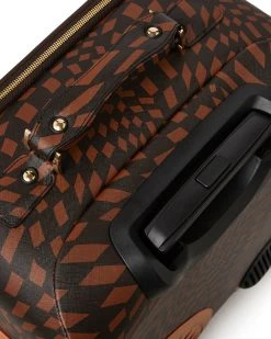 SPRAYGROUND® TRIPPY HENNY CUT & SEW VEGAN LEATHER CARRY-ON LUGGAGE