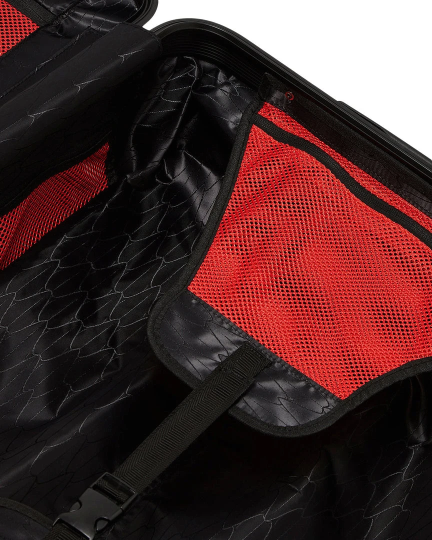 SPRAYGROUND® NIGHT NIGHT SHARKNAUTICS HARDSHELL CARRY-ON LUGGAGE 20 SPRAYGROUND® NIGHT NIGHT SHARKNAUTICS HARDSHELL CARRY-ON LUGGAGE