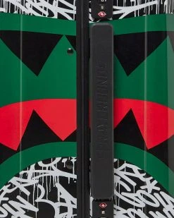 SPRAYGROUND® NIGHT NIGHT SHARKNAUTICS HARDSHELL CARRY-ON LUGGAGE 30 SPRAYGROUND® NIGHT NIGHT SHARKNAUTICS HARDSHELL CARRY-ON LUGGAGE