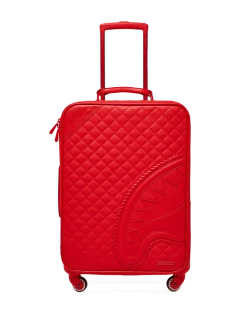 SPRAYGROUND® RED RIVIERA VEGAN LEATHER CARRY-ON LUGGAGE (ONLY 100 MADE & NUMBERED)