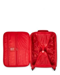SPRAYGROUND® RED RIVIERA VEGAN LEATHER CARRY-ON LUGGAGE (ONLY 100 MADE & NUMBERED)