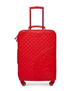 SPRAYGROUND® RED RIVIERA VEGAN LEATHER CARRY-ON LUGGAGE (ONLY 100 MADE & NUMBERED)