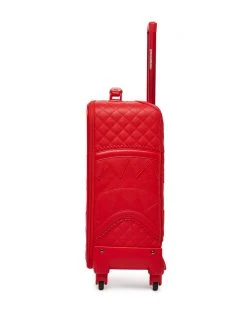 SPRAYGROUND® RED RIVIERA VEGAN LEATHER CARRY-ON LUGGAGE (ONLY 100 MADE & NUMBERED)