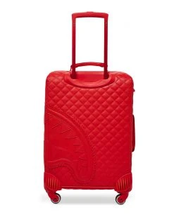 SPRAYGROUND® RED RIVIERA VEGAN LEATHER CARRY-ON LUGGAGE (ONLY 100 MADE & NUMBERED)