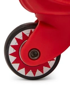 SPRAYGROUND® RED RIVIERA VEGAN LEATHER CARRY-ON LUGGAGE (ONLY 100 MADE & NUMBERED)