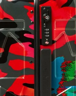SPRAYGROUND® CAMOBURST SHARKNAUTICS HARDSHELL CARRY-ON LUGGAGE 30 SPRAYGROUND® CAMOBURST SHARKNAUTICS HARDSHELL CARRY-ON LUGGAGE