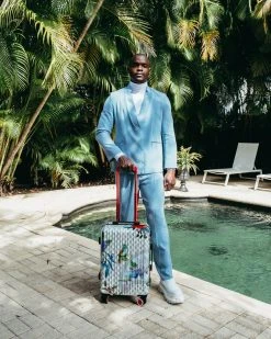 SPRAYGROUND® JARDIN DU PALAIS SHARKNAUTICS HARDSHELL CARRY-ON LUGGAGE