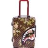 SPRAYGROUND® CARRY-ON LUGGAGE SHARKFLOWER 21.5” CARRY-ON SHARKNAUTICS LUGGAGE