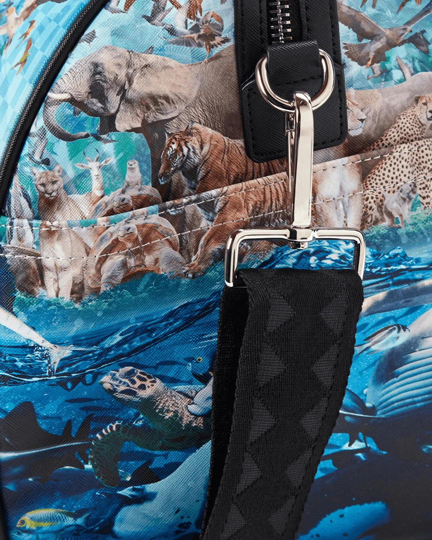 SPRAYGROUND® NOAHS SH-ARK LARGE DUFFLE BAGS 12 SPRAYGROUND® NOAHS SH-ARK LARGE DUFFLE BAGS