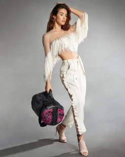 SPRAYGROUND® 3AM PINK DRIP TUBE DUFFLE BAGS