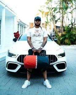 SPRAYGROUND® VERTICAL SHARK CUT & SEW DUFFLE BAGS