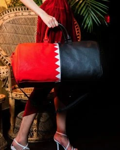 SPRAYGROUND® VERTICAL SHARK CUT & SEW DUFFLE BAGS