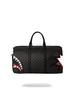 SPRAYGROUND® SHARK BITE SHARKS IN PARIS GRAY DUFFLE