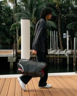 SPRAYGROUND® SHARK BITE SHARKS IN PARIS GRAY DUFFLE
