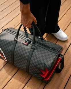 SPRAYGROUND® SHARK BITE SHARKS IN PARIS GRAY DUFFLE