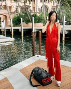 SPRAYGROUND® SHARK BITE SHARKS IN PARIS GRAY DUFFLE