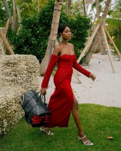 SPRAYGROUND® SHARK BITE SHARKS IN PARIS GRAY DUFFLE